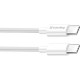 Дата кабель USB-C to USB-C 2.0m 5A 100W zinc alloy braided white ColorWay (CW-CBPDCC099-WT)