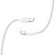Дата кабель USB-C to USB-C 2.0m 5A 100W zinc alloy braided white ColorWay (CW-CBPDCC099-WT)