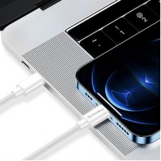 Дата кабель USB-C to USB-C 2.0m 5A 100W zinc alloy braided white ColorWay (CW-CBPDCC099-WT) - Фото