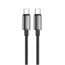 Дата кабель USB-C to USB-C 2.0m 5A 100 W zinc alloy braided black ColorWay (CW-CBPDCC099-BK) - Фото