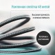 Дата кабель USB 2.0 AM to Lightning 1.0m 3A zinc alloy braided black ColorWay (CW-CBUL098-BK)