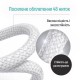 Дата кабель USB 2.0 AM to Lightning 2.0m 3A zinc alloy braided white ColorWay (CW-CBUL099-WT)