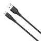 Дата кабель USB 2.0 AM to Micro 5P 1.0m 3A textured PVC black ColorWay (CW-CBUM094-BK)