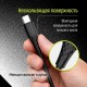 Дата кабель USB 2.0 AM to Micro 5P 1.0m 3A textured PVC black ColorWay (CW-CBUM094-BK)