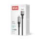 Дата кабель USB 2.0 AM to USB-C 1.0m 6A braided wire black ColorWay (CW-CBUC096-BK)