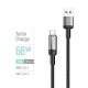 Дата кабель USB 2.0 AM to USB-C 2.0m 6A braided wire black ColorWay (CW-CBUC097-BK)