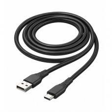 Дата кабель USB 2.0 AM to USB-C 1.0m 3A textured PVC black ColorWay (CW-CBUC094-BK) - Фото