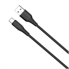 Дата кабель USB 2.0 AM to USB-C 1.0m 3A textured PVC black ColorWay (CW-CBUC094-BK) - Фото