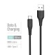 Дата кабель USB 2.0 AM to USB-C 1.0m 3A textured PVC black ColorWay (CW-CBUC094-BK)