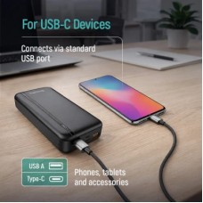 Дата кабель USB 2.0 AM to USB-C 1.0m 3A zinc alloy braided black ColorWay (CW-CBUC098-BK) - Фото