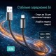 Дата кабель USB 2.0 AM to USB-C 2.0m 3A zinc alloy braided black ColorWay (CW-CBUC099-BK)
