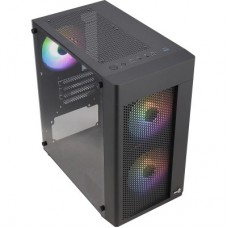 Корпус для ПК AeroCool Hexform-G-BK-v2 Black 600W (ACCX-PV38004.11) - Фото