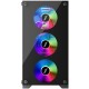 Корпус для ПК 1stPlayer X2-M-BK-4F1-PS-600FK-EU