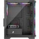 Корпус для ПК 1stPlayer X2-M-BK-4F1-PS-600FK-EU