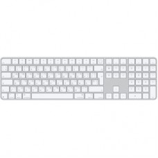 Клавиатура Apple Magic Keyboard with Touch ID Bluetooth/USB UA White (MXK73UA/A) - Фото
