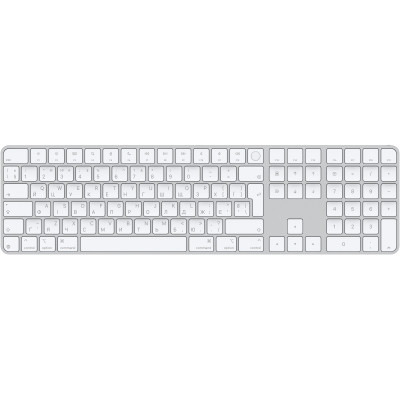 Клавиатура Apple Magic Keyboard with Touch ID Bluetooth/USB UA White (MXK73UA/A)