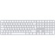 Клавиатура Apple Magic Keyboard with Touch ID Bluetooth/USB UA White (MXK73UA/A)