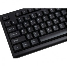 Клавіатура AOC KB100B USB UA Black (KB100B/97) - Фото