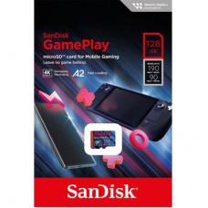Картка пам'яті SanDisk 128 GB microSD class 10 UHS-I U3 V30 A2 GamePlay (SDSQXAA-128G-GN6XN) Картка пам'яті SanDisk 128 GB microSD class 10 UHS-I U3 V30 A2 GamePlay (SDSQXAA-128G-GN6XN) - Фото