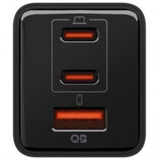 Зарядний пристрій Spigen 2xUSB-C PD + 1xUSB 47 W black (ACH09465) - Фото