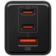Зарядное устройство Spigen 2xUSB-C PD + 1xUSB 47W black (ACH09465) Зарядное устройство Spigen 2xUSB-C PD + 1xUSB 47W black (ACH09465)