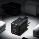 Зарядное устройство Spigen 2xUSB-C PD + 1xUSB 47W black (ACH09465) Зарядное устройство Spigen 2xUSB-C PD + 1xUSB 47W black (ACH09465)