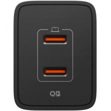 Зарядний пристрій Spigen 2xUSB-C PD 47 W black (ACH09457) - Фото