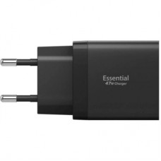 Зарядний пристрій Spigen 2xUSB-C PD 47 W black (ACH09457) - Фото