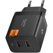 Зарядний пристрій Spigen 2xUSB-C PD 47 W black (ACH09457) - Фото