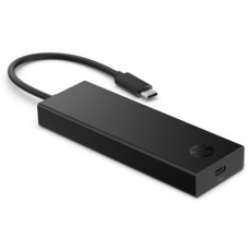 Концентратор HP Хаб USB 3.0 ->HDMI/USB2.0x2/USB-C PD/Ethernet Hub HP (BR1U3AA) - Фото