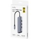 Концентратор Cudy USB-C 6-in-1 1xHDMI 4K + 1xUSB-C + 1xUSB 3.0 5Gbps + 2xUSB 2.0 (UH606) Концентратор Cudy USB-C 6-in-1 1xHDMI 4K + 1xUSB-C + 1xUSB 3.0 5Gbps + 2xUSB 2.0 (UH606)