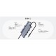 Концентратор Cudy USB-C 6-in-1 1xHDMI 4K + 1xUSB-C + 1xUSB 3.0 5Gbps + 2xUSB 2.0 (UH606) Концентратор Cudy USB-C 6-in-1 1xHDMI 4K + 1xUSB-C + 1xUSB 3.0 5Gbps + 2xUSB 2.0 (UH606)