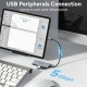 Концентратор Vention USB-C 6-in-1 3xUSB 3.0 + HDMI 4K30Hz + SD/TF 0.15m (TOOHB)