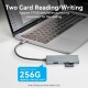 Концентратор Vention USB-C 6-in-1 3xUSB 3.0 + HDMI 4K30Hz + SD/TF 0.15m (TOOHB)