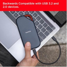 Накопитель SSD USB 4.0 4TB SanDisk (SDSSDE82-4T00-G25) Накопитель SSD USB 4.0 4TB SanDisk (SDSSDE82-4T00-G25) - Фото