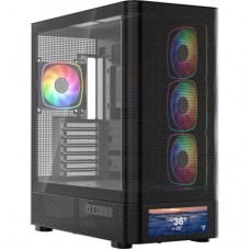 Корпус для ПК Modecom VOLCANO AQ500 ARGB (MC-A-AQ500-4FA-B) Корпус для ПК Modecom VOLCANO AQ500 ARGB (MC-A-AQ500-4FA-B)