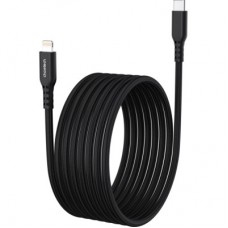 Дата кабель USB-C to Lightning 1.8m MFi PD20W braided black Choetech (XCL-1021-BK) - Фото