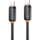 Дата кабель USB-C to USB-C 1.0m 60w black XO (NB-Q302B-CC.black)