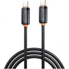 Дата кабель USB-C to USB-C 1.0m 60w black XO (NB-Q302B-CC.black) - Фото