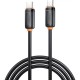 Дата кабель USB-C to USB-C 1.0m 60w black XO (NB-Q302B-CC.black) Дата кабель USB-C to USB-C 1.0m 60w black XO (NB-Q302B-CC.black)