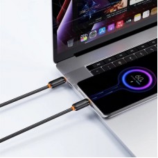 Дата кабель USB-C to USB-C 1.0m 60w black XO (NB-Q302B-CC.black) - Фото