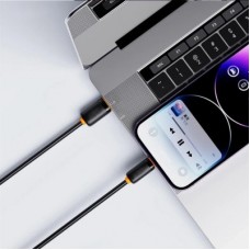 Дата кабель USB 2.0 AM to Lightning 2.0m 3A black XO (NB302-AI-2.black) - Фото