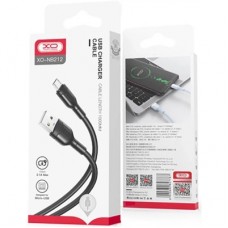 Дата кабель USB 2.0 AM to Micro 5P 1.0m 2A black XO (NB212-AM.black) - Фото