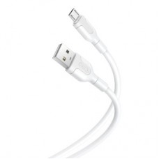 Дата кабель USB 2.0 AM to Micro 5P 1.0, 2A white XO (NB212-AM.white)