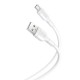 Дата кабель USB 2.0 AM to Micro 5P 1.0, 2A white XO (NB212-AM.white)