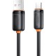 Дата кабель USB 2.0 AM to USB-C 1.0m 3A black XO (NB302-AC.black)