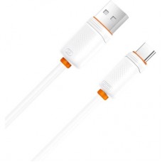 Дата кабель USB 2.0 AM to USB-C 1.0m 3A white XO (NB302-AC.white) - Фото