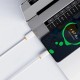 Дата кабель USB 2.0 AM to USB-C 1.0m 3A white XO (NB302-AC.white)