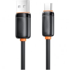 Дата кабель USB 2.0 AM to USB-C 2.0m 3A black XO (NB302-AC-2.black)