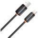 Дата кабель USB 2.0 AM to USB-C 2.0m 3A black XO (NB302-AC-2.black)